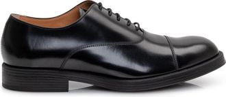 Tod's Black Leather Lace-up Shoes