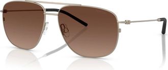 Moncler Gepolariseerde Bruine Zonnebril - unisex - Zonnebrillen - Bruin - 57 MM - Accessoires