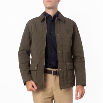 Burberry Quilted Nylon Barn Jacket, Size X-Small