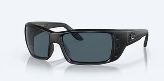 Costa Unisex Permit Polarized Sunglasses In Blackout Frame Gray