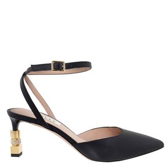 Bally Tatjana 65 Pointed-Toe Leather Pumps