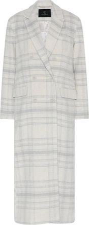 Bruuns Bazaar Fallopia BBAbellas Jas - Dames - Mantel - Beige - L - Wol - Jassen
