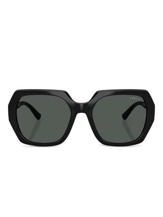 Vogue Eyewear geometric logo sunglasses - Black