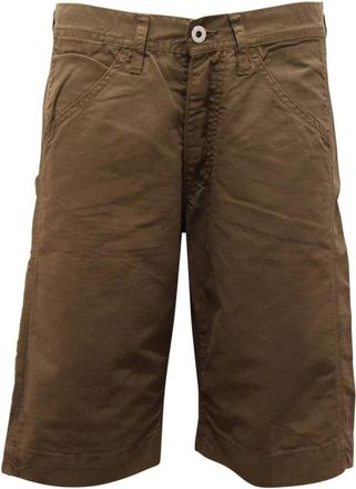 Mauro Grifoni Groene Bermuda Shorts George Stijl - Heren - Korte Broeken - Groen - W30 - Korte Broeken