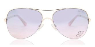 Guess GF6058 28U Mens Sunglasses Gold Size 58