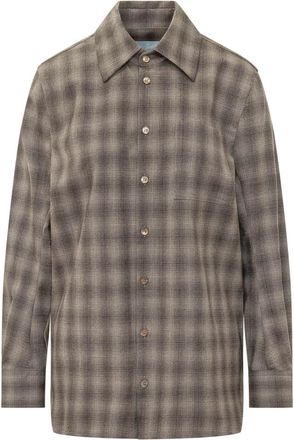Seafarer Grey Regular Plaid Shirt