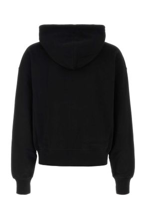 Alexander McQueen Mens Black Cotton Sweatshirt Exterior: Felpe