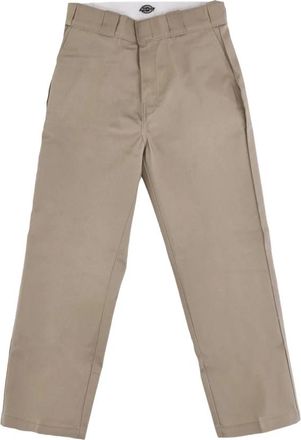 Dickies 874 Cropped Rec Pants - Heren - Vrijetijds broeken - Beige - W30 - Katoen - Broeken