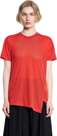 Comme Des Garçons Asymmetric Nylon Mesh T-Shirt