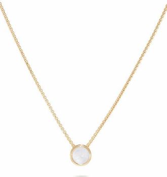 Dean Davidson Signature Midi Pendant Necklace in Iridescent Pearl/gold at Nordstrom