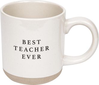 Sweet Water Decor Stoneware Quote Coffee Mug in Best Teacher Ever at Nordstrom