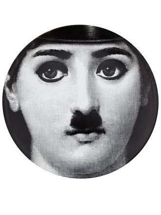 Fornasetti printed plate - unisex - One Size - White