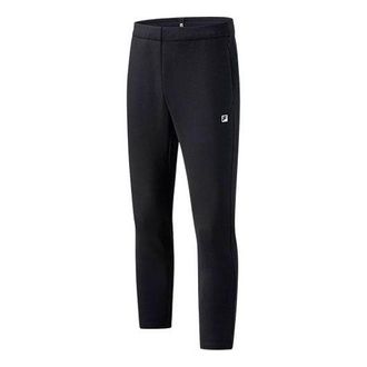 Fila Athletics Knit Straight Solid Color Gym Sports Pants Black A11M111604F-BK