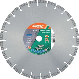 Norton Disco Diamantee 350x25,4mm Granit Turbo L&aacute;ser