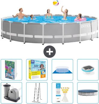Intex Piscina Prism Frame Redonda - 610x132 Cm - 9-piezas S526