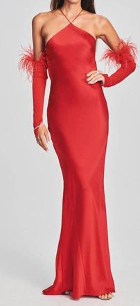 Retrof&ecirc;te Justine Dress In Red