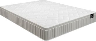 Vente-Unique Colch&oacute;n 160 x 200 cm espuma y gel viscoel&aacute;stico 7 zonas grosor 22cm - SOMIRA de YSM&Eacute;E