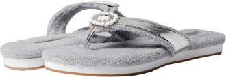 Jack Rogers Rosie Comfort Flip-FIop Grey / Silver / White 124211FF01-019 Womens