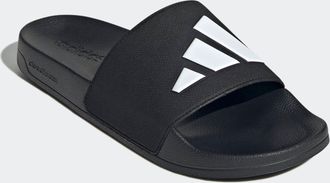 adidas Badesandale ADIDAS SPORTSWEAR ADILETTE SHOWER BADESCHLAPPEN, Gr. 40,5, schwarz-weiss (core schwarz, cloud wei&szlig;, core schwarz), Synthetik, Schuhe Bades