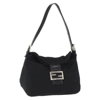 Fendi Pre-owned Vintage Schoudertas - Dames - Pre-owned - Zwart - Maat: ONE Size Nylon