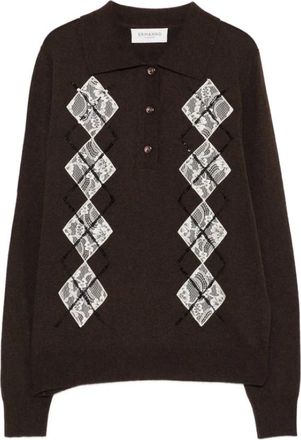 Ermanno Scervino Mujer, Camisetas, Marrón, Talla: XS