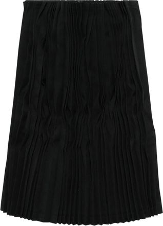 Comme Des Garçons Midi-plooirok - Zwart