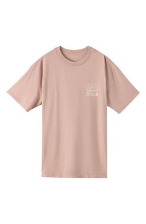 O'Neill Horizon Oversize T-Shirt in Deauville Mauve at Nordstrom, Size Xx-Large
