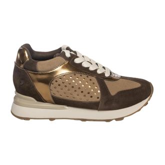 Gioseppo Leren Wedge Sneakers - Dames - Schoenen - Bruin - Maat: 40 EU Leer