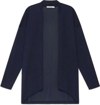 Maliparmi Maliparmi, Truien & Vesten, Dames, Blauw, S, Katoen, Zijde Katoen Donkerblauw Vest
