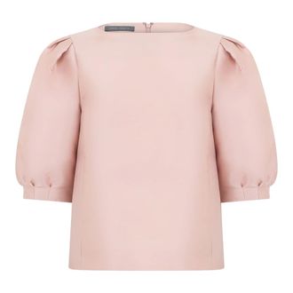 Alberta Ferretti Jumper with puff sleeves - female - Alberta Ferretti - Blouses - Pink - S - Blouses & Shirts
