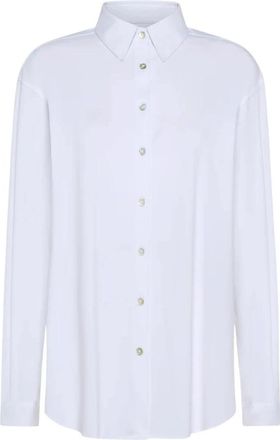 Roberto Ricci Design Camicia Oxford Boyfriend - Dames - Overhemden - Wit - M - Overhemden