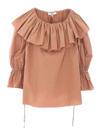 Chlo&eacute; Reef Sheel Brown H101 Top