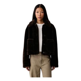 Marc O'Polo Giacca Teddy - - Jackets - Donna - Marrone - M