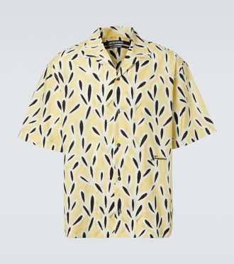 Jacquemus La Chemise printed cotton shirt
