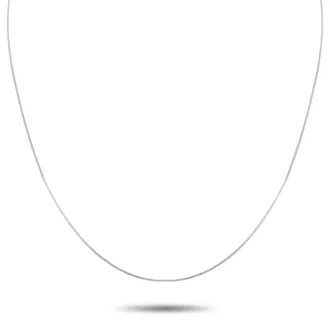 Luxury Bazaar Platinum Chain Necklace MF34-041426