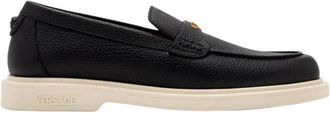 Versace Mens Black Giuliano Loafers