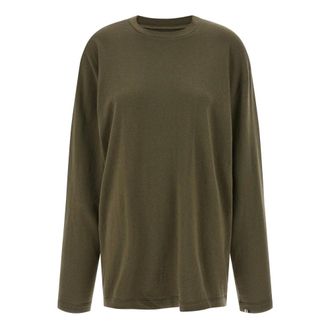 Extreme Cashmere Truien & Vesten, Dames, Groen, ONE Size, Katoen, N&deg;452 Rock Sweater