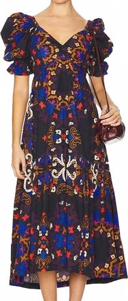 Printfresh Jewel Ankle Dress In Venezia