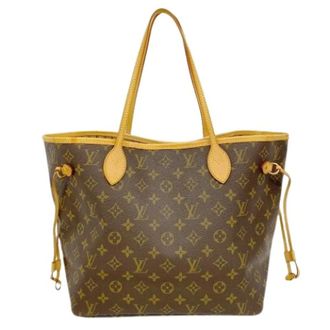 Louis Vuitton Pre-owned Tote Bags, female, Brown, Size: ONE SIZE Pre-owned Neverfull MM Tote Bag