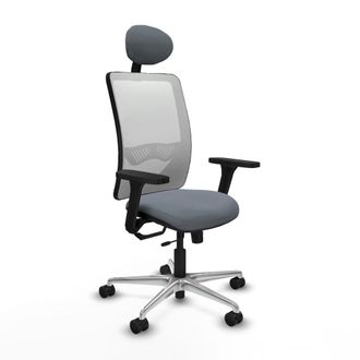 Piqueras y Crespo Silla De Oficina Piqueras Y Crespo Zulema Blanco Aluminio