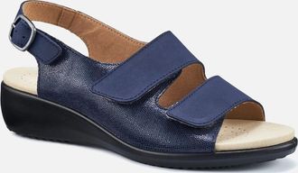 Hotter Womens Easy II Womens Sandals - Navy - Size: 4.5