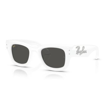 Ray-Ban Sunglasses, unisex, White, Size: 47 MM Rb4940B Wayfarer Puffer