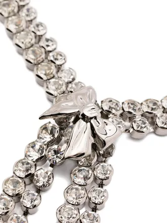 Alessandra Rich Statement Necklace - Silver