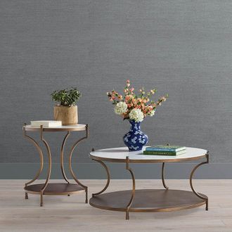 Frontgate Amara 3-Pc. Coffee Table Set With Two Side Tables - Frontgate