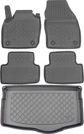 OEM Alfombrillas Aristar 193880g Maletero + Alfombrillas Aristar 603429 - Volkswagen T-cross Crossover Desde 04.2019, Pie Av2 Delantero - Instalado