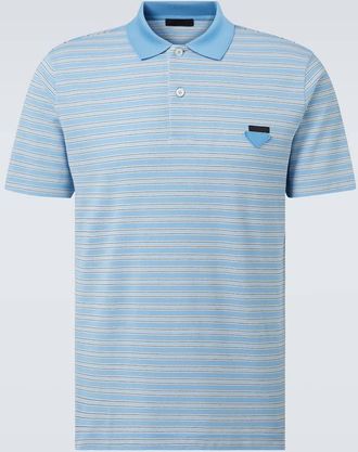 Prada Polo in cotone a righe