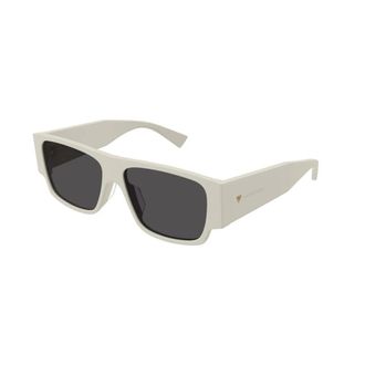 Bottega Veneta Sunglasses, unisex, White, 57 MM, Authentic Stylish Glasses, Premium Quality