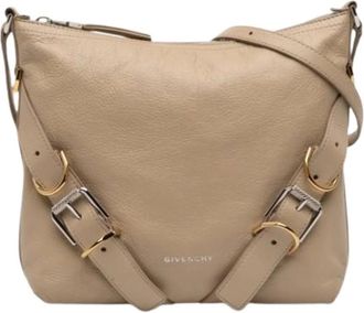 Givenchy Pre-owned Cross Body Bags, female, Beige, Size: ONE SIZE Pre-owned The Voyou Crossbody Bag