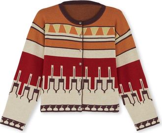 Fortela Pattern Cardigan in Multicolor at Nordstrom, Size Small Eu