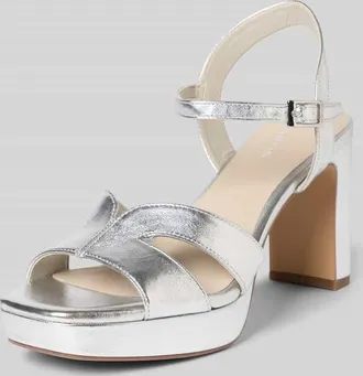 Tamaris Tamaris Sandaletten mit Dornschlie&szlig;e in Silber, Gr&ouml;&szlig;e 36